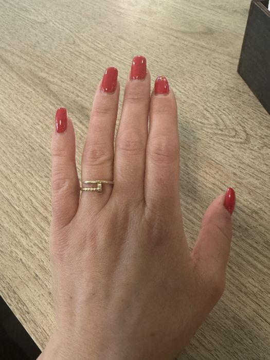 Золотое кольцо Cartier 750 проба 16.5 р