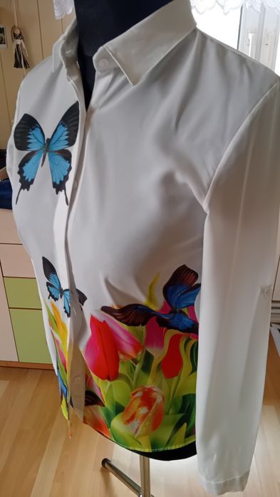 Bluzka biala elegancka