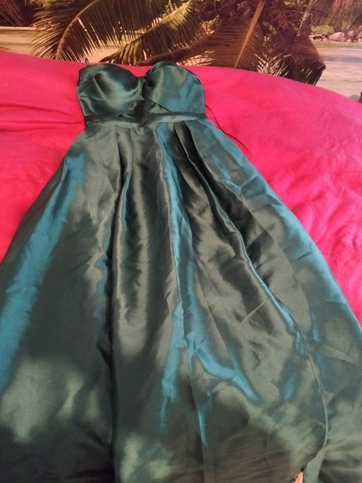 Vestido de cerimónia verde