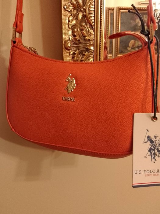 Dzień Matki Dzien Dziecka  Listonoszka USPA Polo w kolorze Słońca, pom