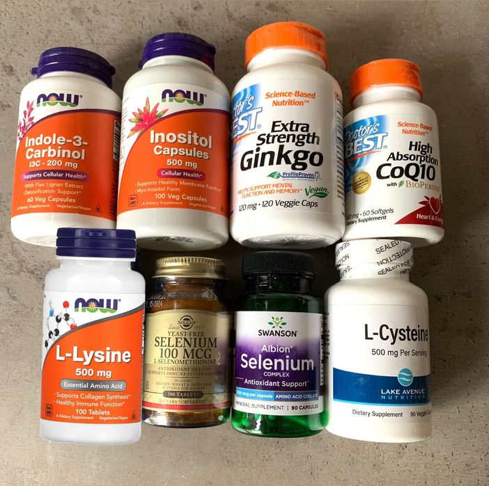 В НАЯВНОСТІ! популярні добавки iherb, селен, мелатонін, гінкго, Q10