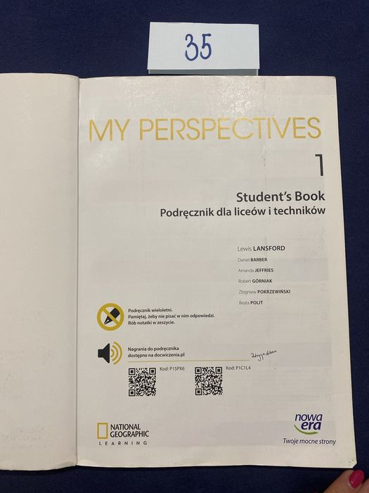 My Perspectives 1 - podręcznik
