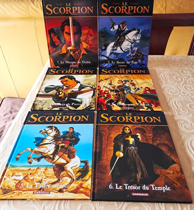 Livros BD - Desberg & Marini - Le Scorpion (edição em francês) - Primeiros 12 volumes