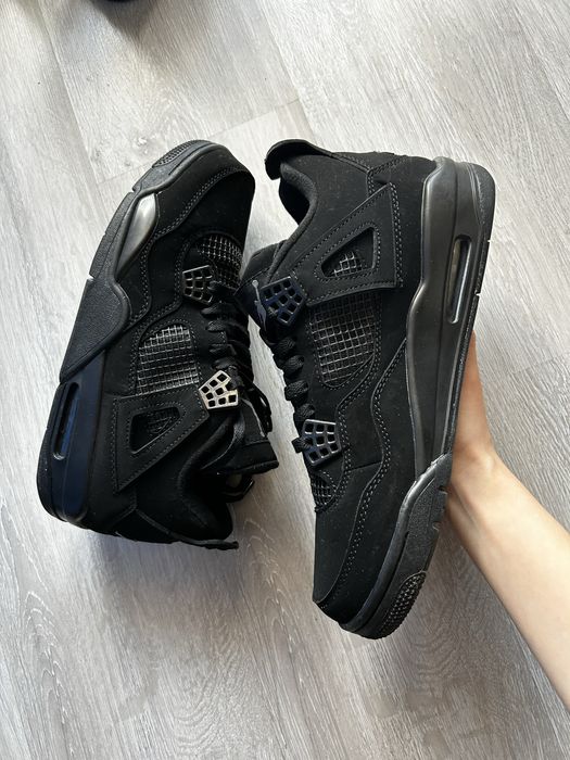 Кросівки Nike Air Jordan 4 Black Cat,розмір 45, нові