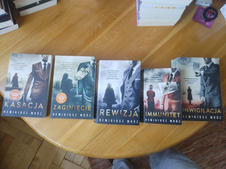 Remigiusz Mróz - saga kasacja, zaginięcie, inwigilacja, rewizja, immun