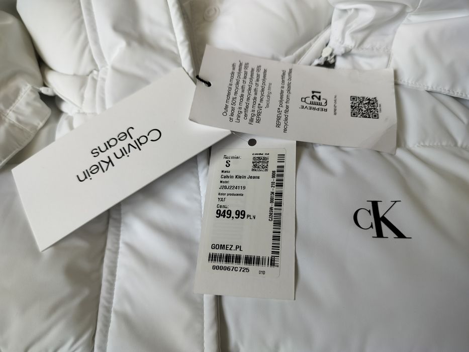 Calvin Klein Jeans Nowa Oryginalna kurtka damska r.S