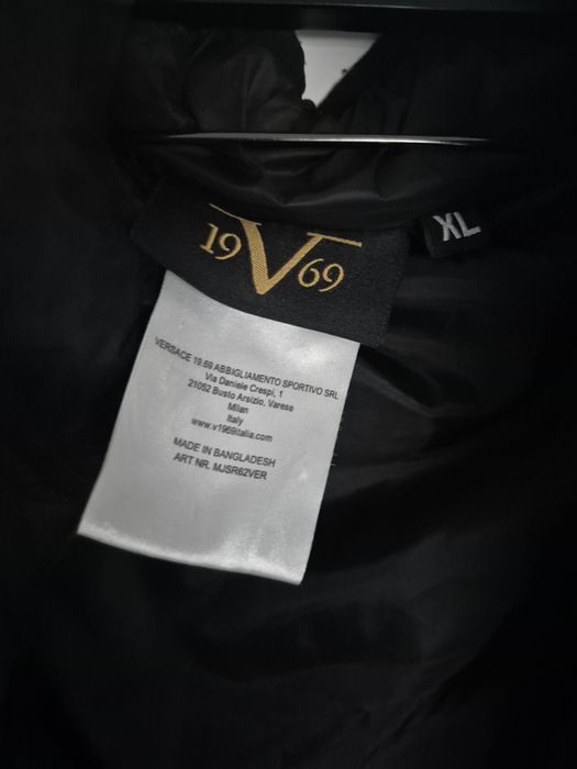 Kurtka pikowana Versace XL czarna