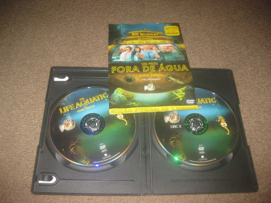"Um Peixe Fora De Água" com Bill Murray numa Edição Especial com 2 DVDs!