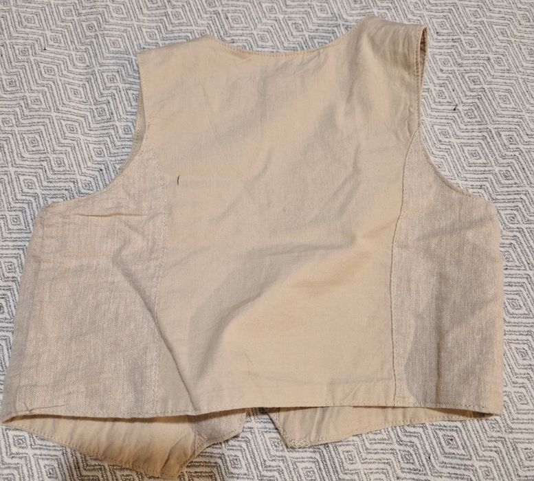 Kamizelka niemowlęca beżowa H&M