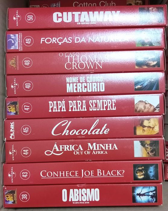 Filmes VHS de coleção originais