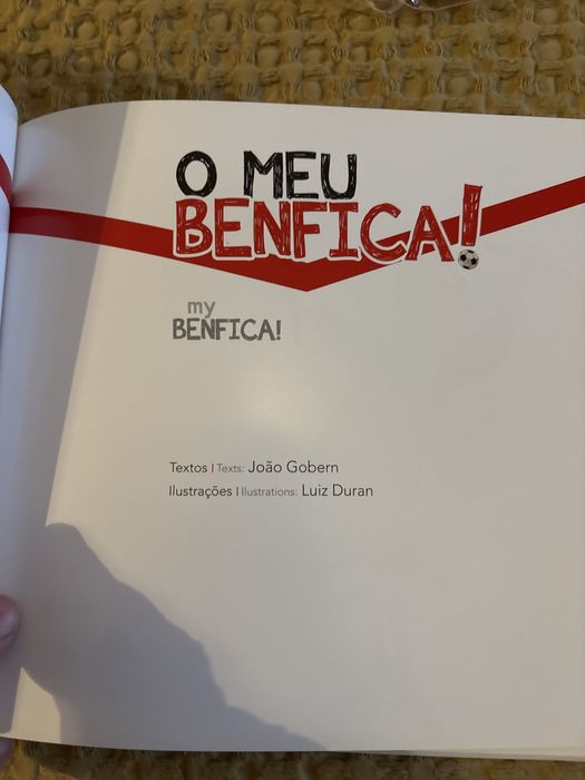 Livro "O Meu Benfica"