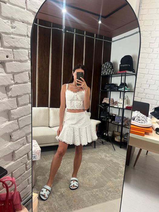 Костюм з юбкою та топом! Zimmerman! Розмір S-M! Розпродаж до 90% зникж