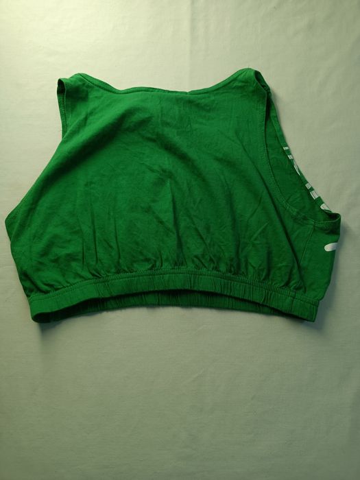 Crop top S zielony
