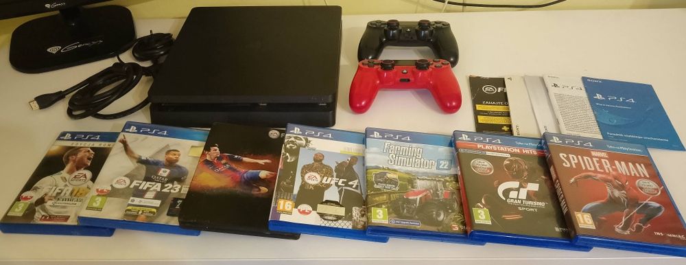 Ps4+2 pady+kable+7 gier
