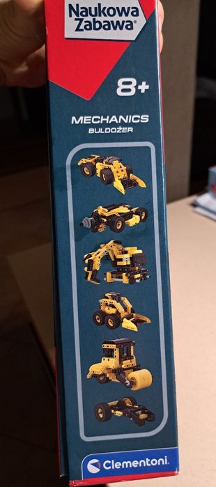Klocki Clementoni Laboratorium mechaniki buldożer 200 elementów