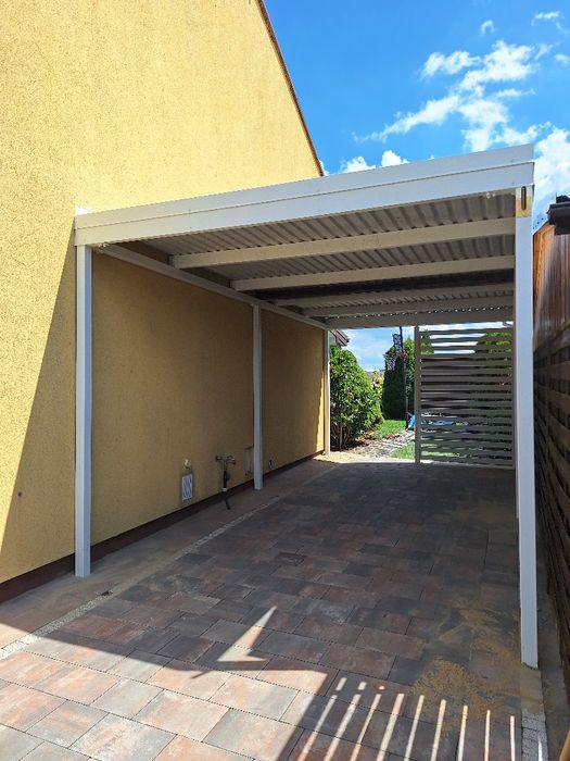 Wiata samochodowa, carport, zadaszenie 6x6m