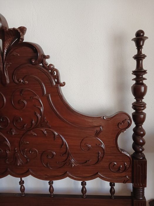 Mobília de quarto completa em carvalho – vintage/clássica