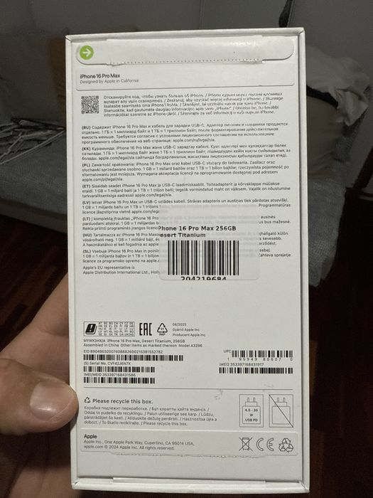 Vendo iphone 16 pro max 256GB