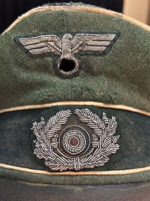 Chapeu 2 guerra da divisao da Wehrmacht nazi