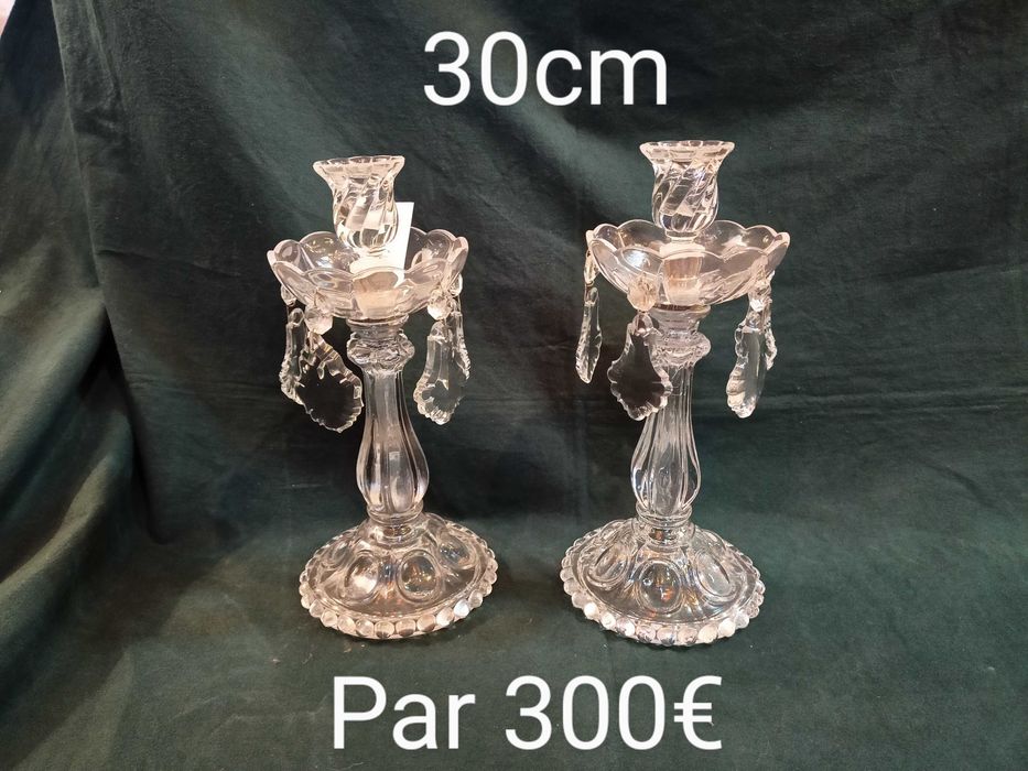 Pares Castiçais Vidro