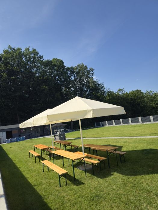 Leżaki, parasole, stoły paletowe, STREFA CHILLOUT EVENTSTYLE