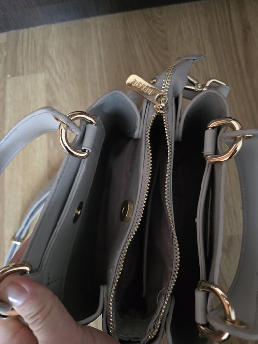 Стильна жіноча сумочка, BESSIE, сіра