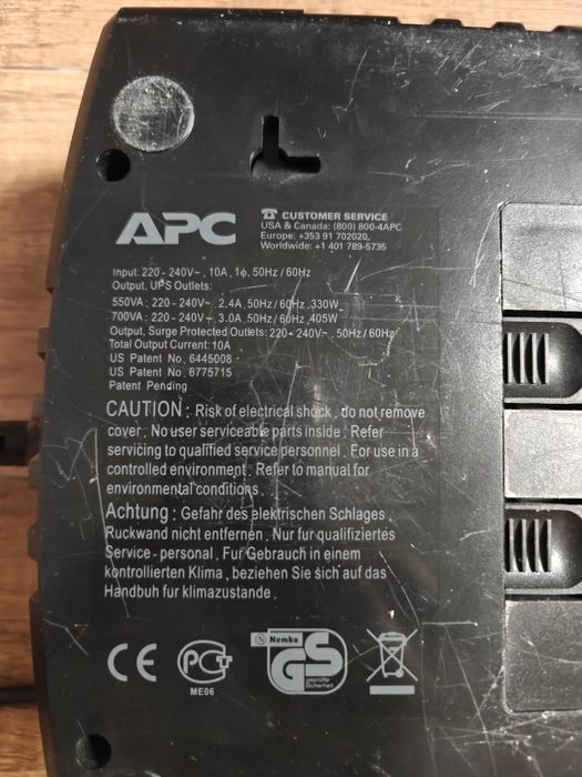 Zasilacz awaryjny APC UPS Back-UPS ES 700