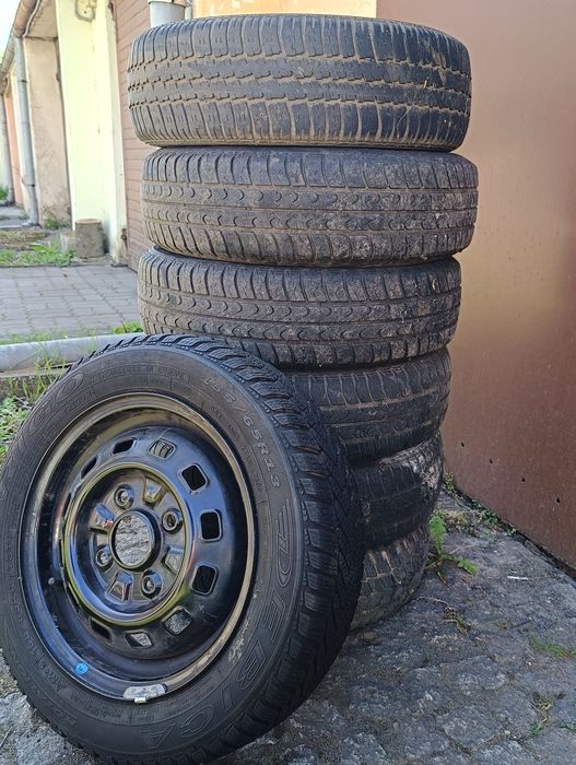 Komplet felg z oponami Daewoo Matiz