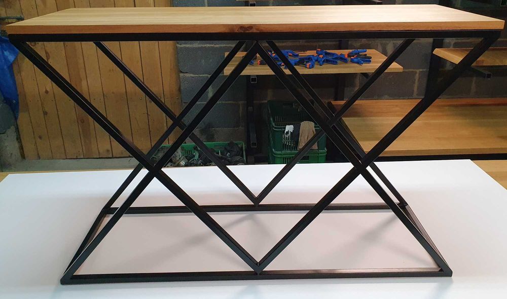 Stół dębowy ''Konsola'' 120x40x78 [cm], grubość 2cm [nr wew. 21]