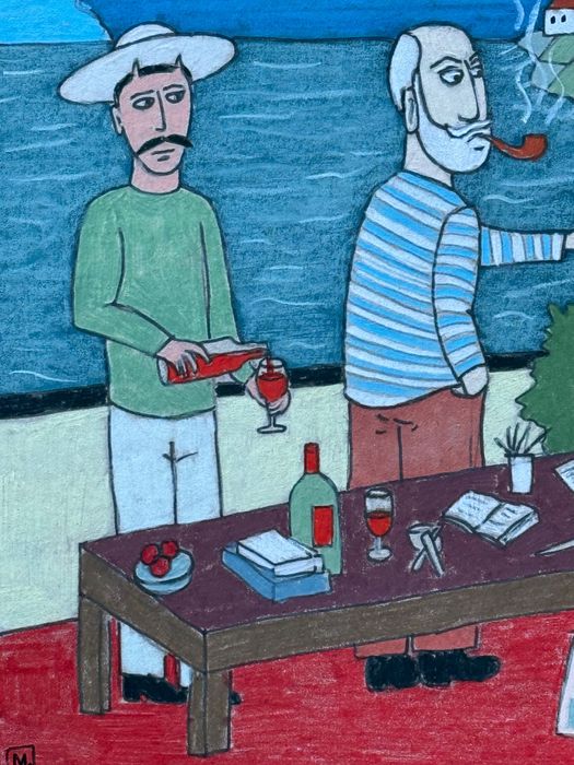 Obraz polska sztuka współczesna awangarda sztuka naiwna polski artysta