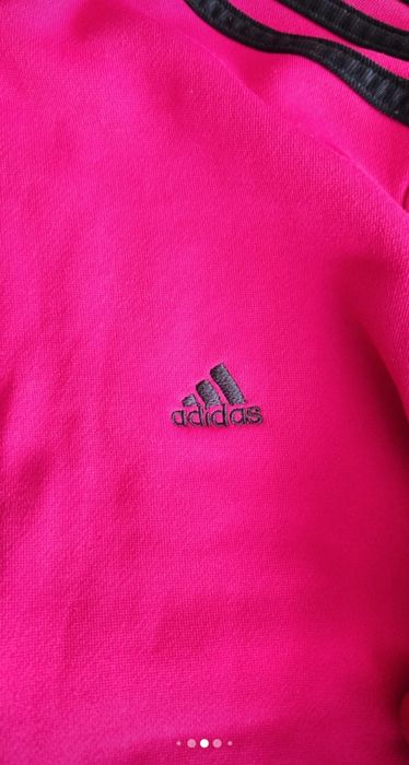 Bluza adidas pink zip classic y2k baddie 2000s M