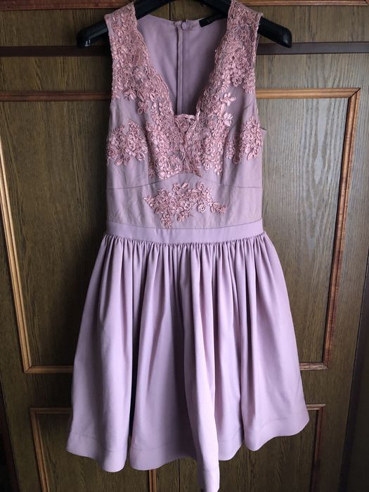 Liliowa sukienka Vestito Olivia S