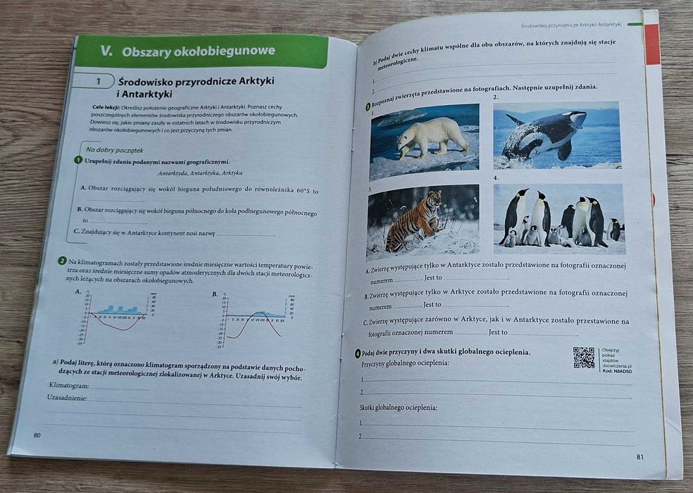 Zeszyt ćwiczeń 8 Planeta Nowa geografia Nowa Era
