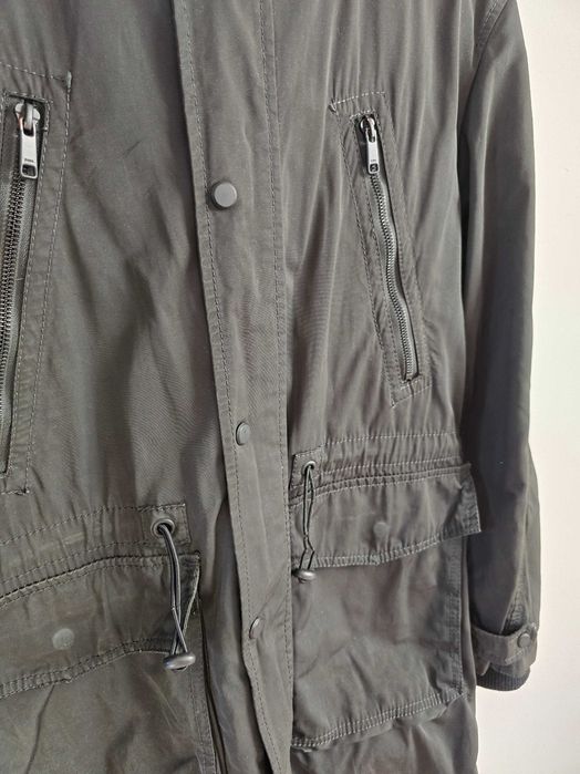 Ciemnoszara kurtka 2w1 Zara Man