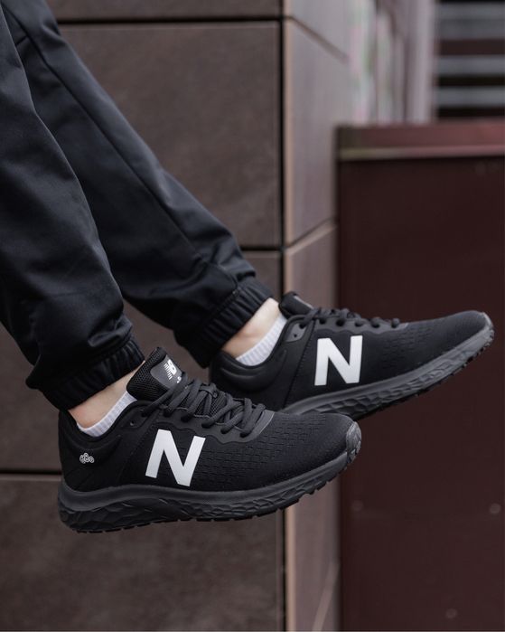 New Balance 680 Black White, чоловічі кросовки