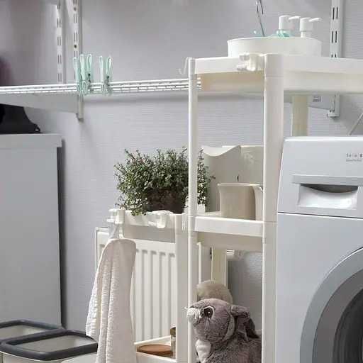 до 22.12! КРАСИВЫЙ Стеллаж Этажерка 4 ярусная 36x23x100см White