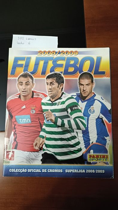 Cadernetas futebol incompletas