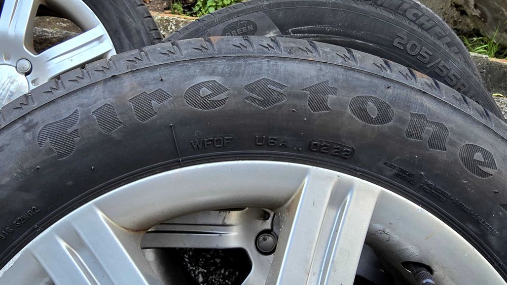 Jantes 16 originais seat leon 1p com pneus 5x112