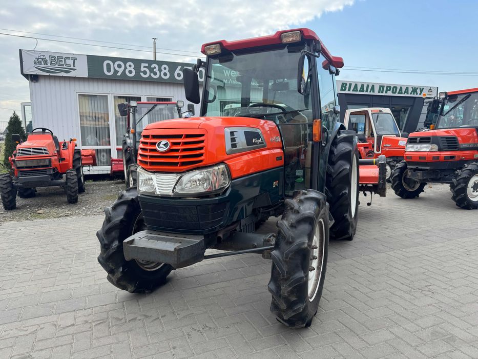Японський трактор KUBOTA KL 430 + фреза 180 СМ!!!, гідропідсилювач,КАБІНА З КОНДИЦІОНЕРОМ ТА ПІЧКОЮ.
