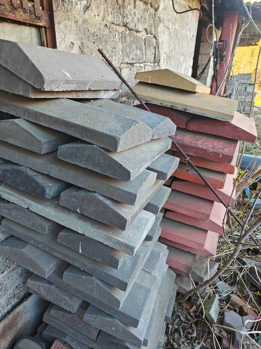 Daszki betonowe słupki/murki