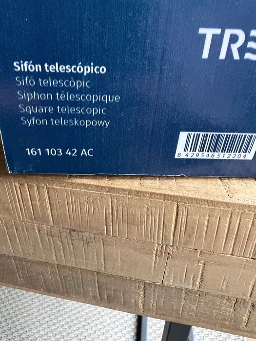 Tres syfon teleskopowy umywalkowy