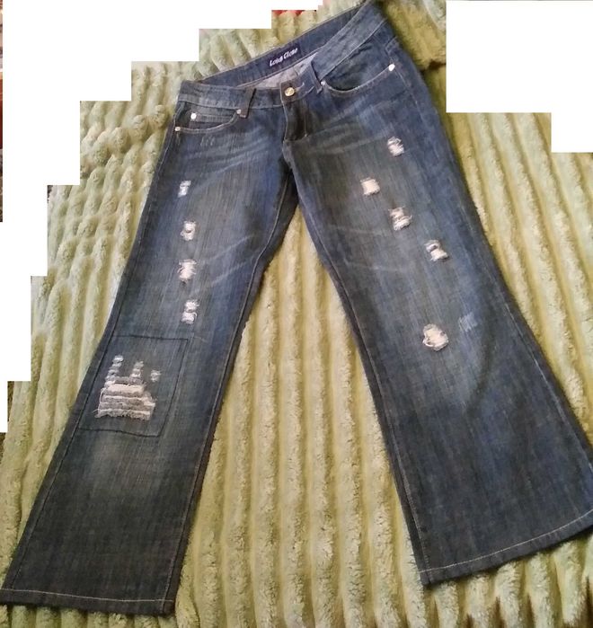 Lotus Clone dżinsy z przetarciami size 31 100% bawełna stan bardzo dobry