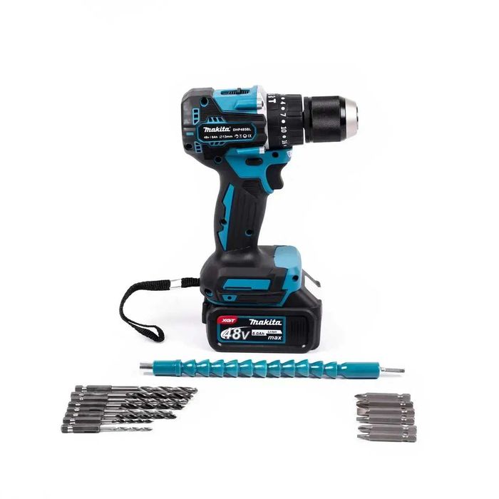 Акумуляторний набір 6в1 Makita 48V Шуруповерт, Гайковерт Секатор Перфоратор Міні-пила Болгарка
