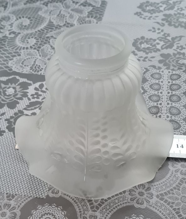 Klosz tulipan mrożone szkło 4 szt.