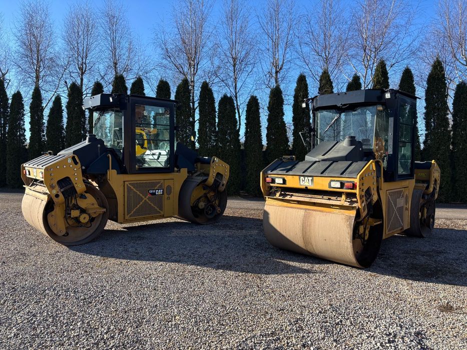 Caterpillar CAT CD10 i CB10 2017 r WAGA 10TON , STAL STAL,obcinarka,  Walec CAT CD10 stal stal, 2017r, obcinarka bębny dzielone i całe CB54
