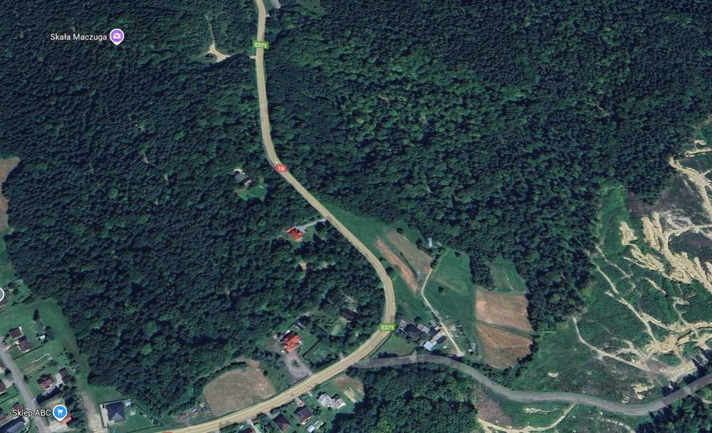 Działki leśne w Komborni – 1,08 ha