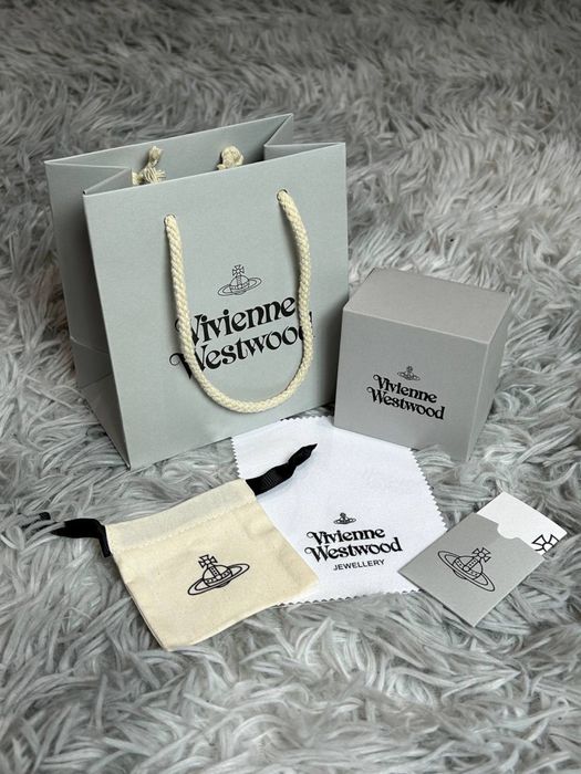 Vivienne Westwood Saturn Thin Lines Earrings сережки серьги вивиен