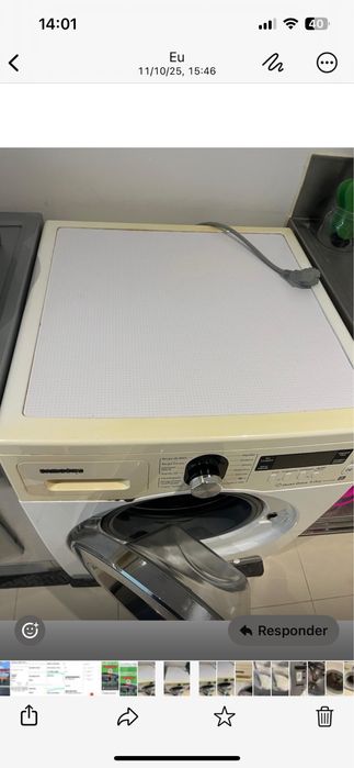 Máquina de lavar samsung com tambor estragado