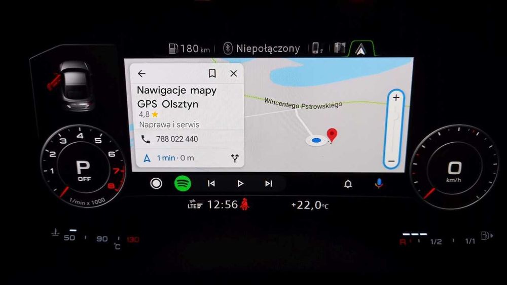 Audi CarPlay Android Auto Bezprzewodowo VAG VW Skoda Seat Porsche MAPY