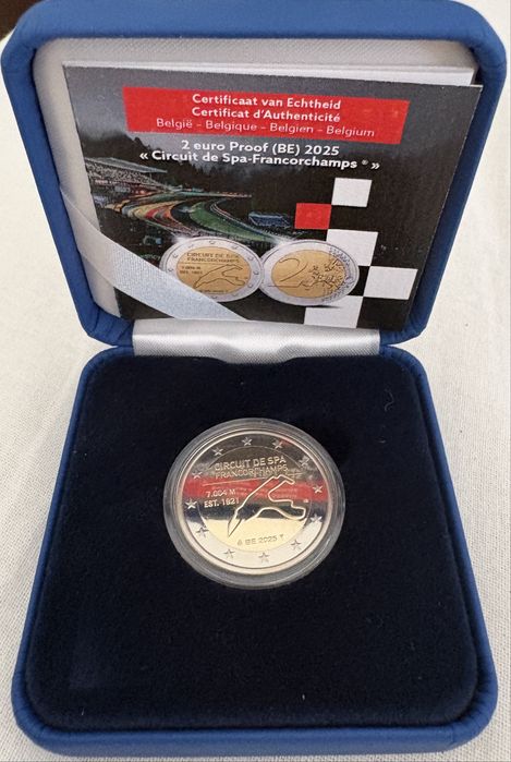 Moeda 2€ Comemorativas Belgica - Coincards e Proof